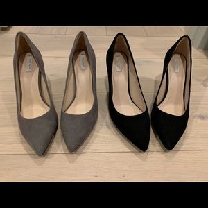 2Pair Cole Haan Eliza Suede Pumps - Bl/Gr $60/Both